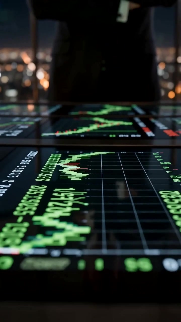 The moment he stops watching the market