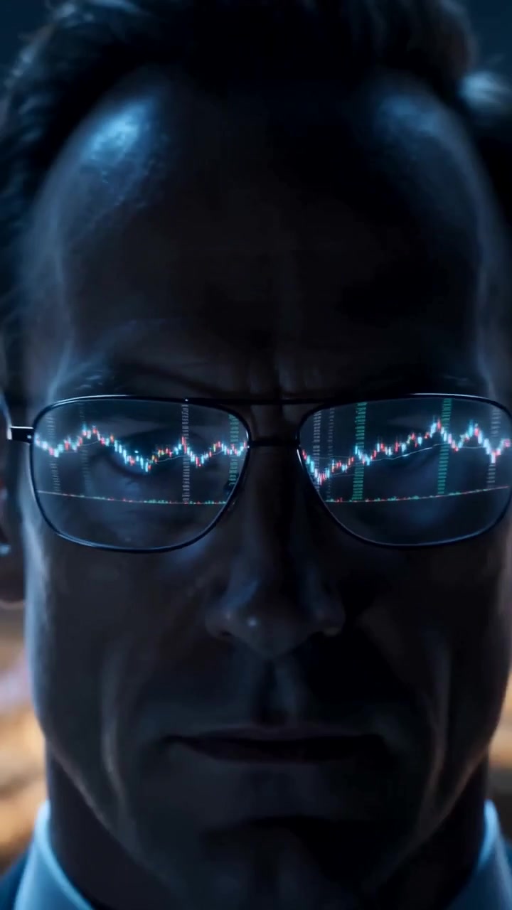 While markets scream, he smiles