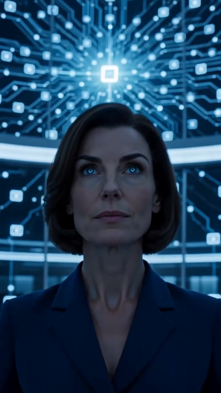 The moment she saw it coming