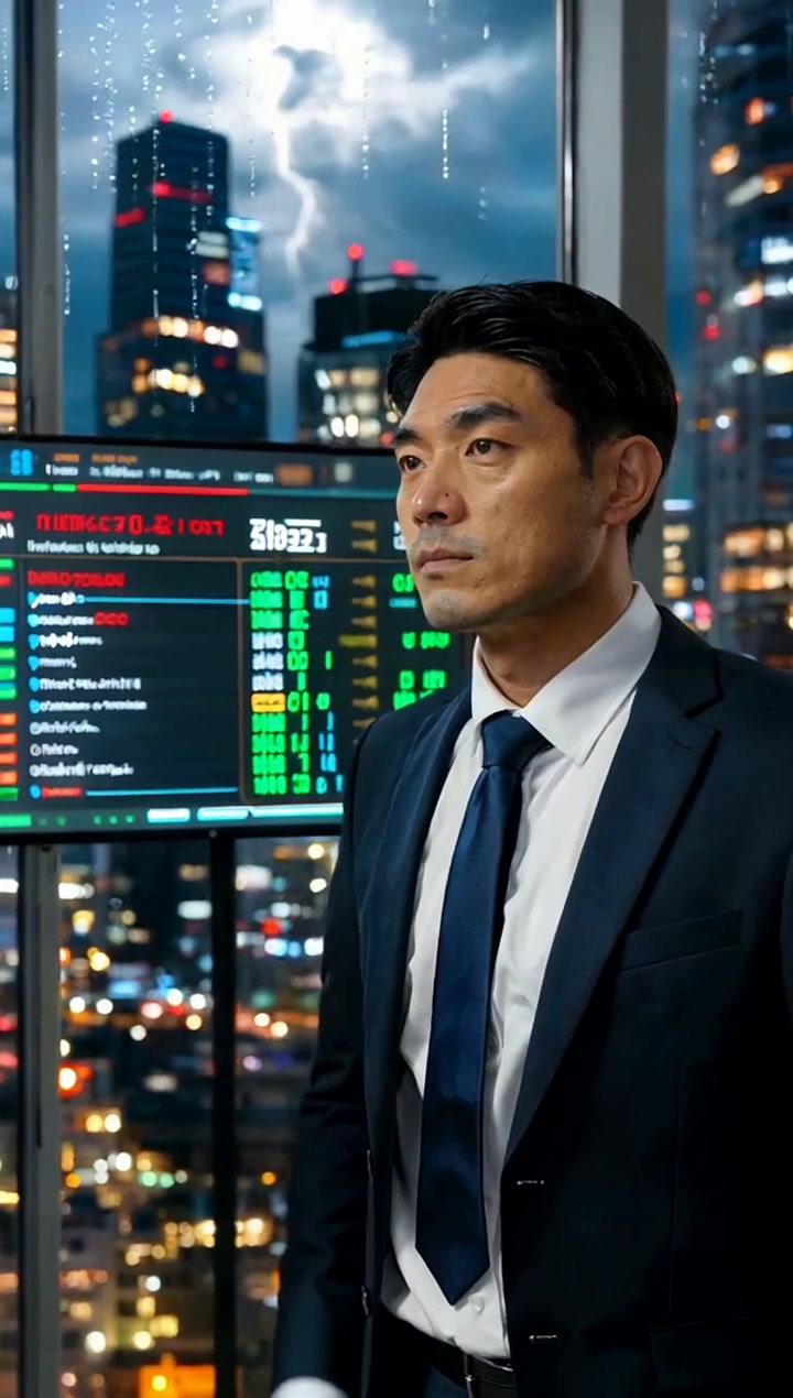The moment he stops fighting the market