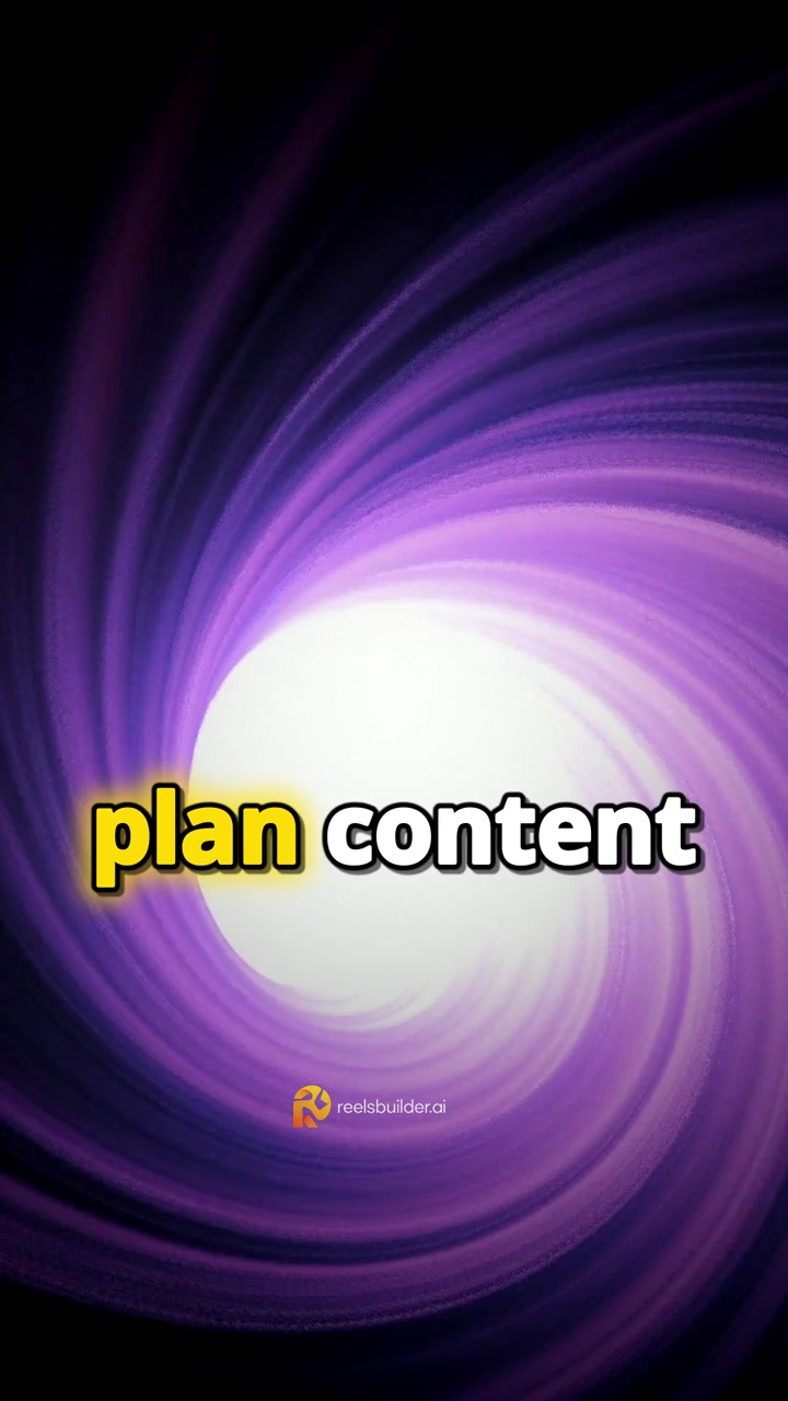 Plan seven days in one sitting