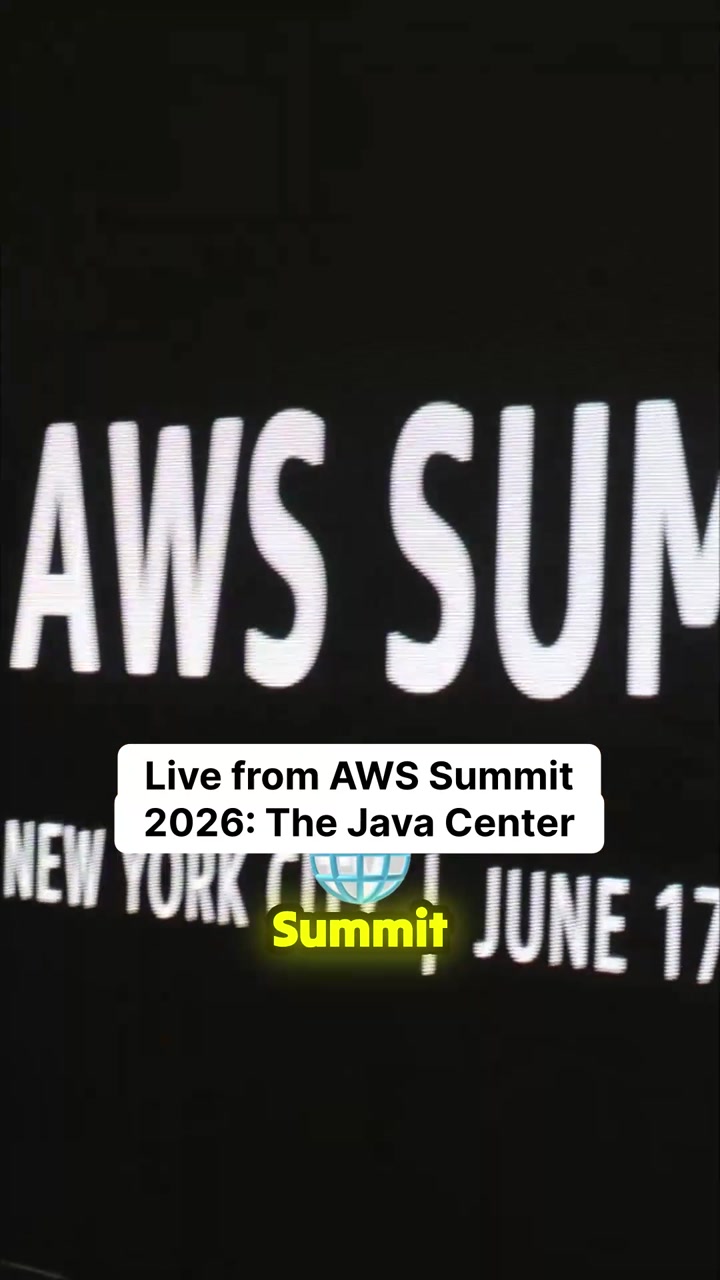 Inside AWS Summit 2026's Java Center