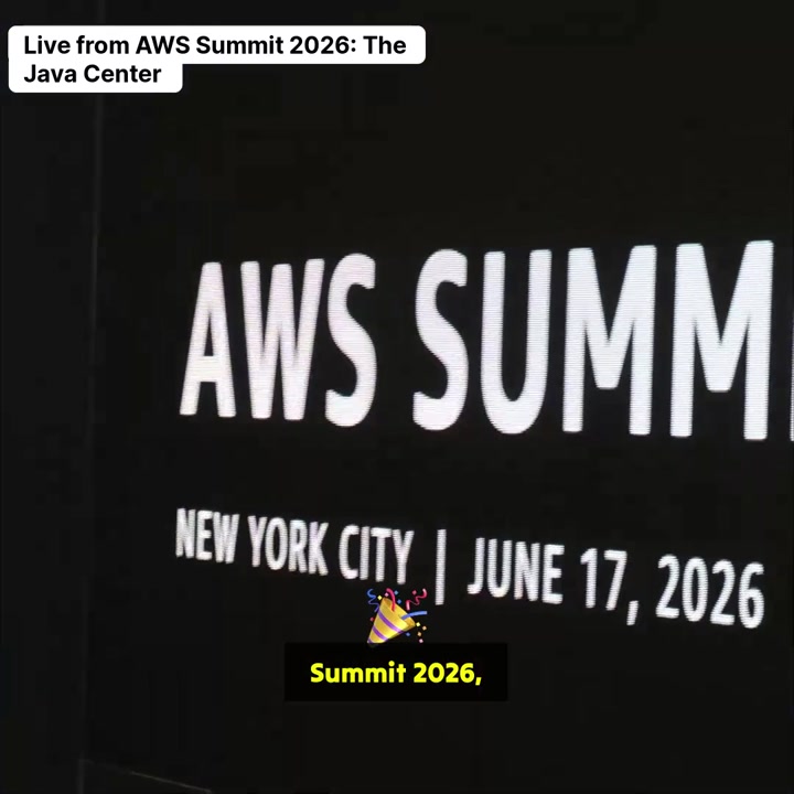 Java's Future at AWS Summit 2026