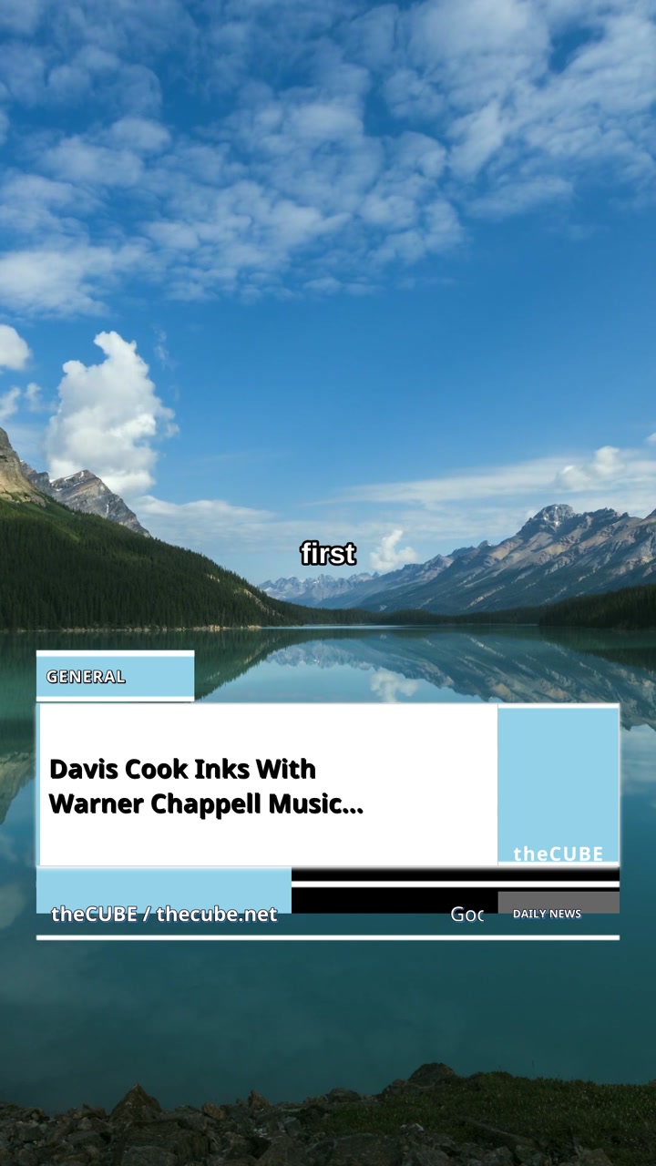 Davis Cook Inks With Warner Chappell Music & Twelve6 Entertainment - MusicRow.com